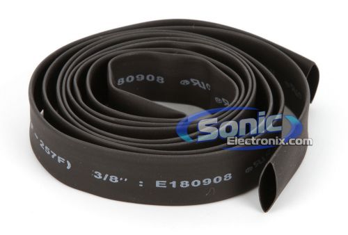 Xscorpion hst38bk 4 ft. of 3/8" thick black heat shrink tubing