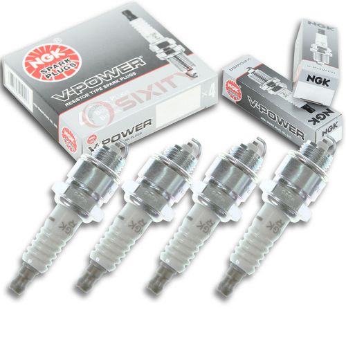 4pcs 77-90 hardin h300j ngk v-power spark plugs kit set engine ii