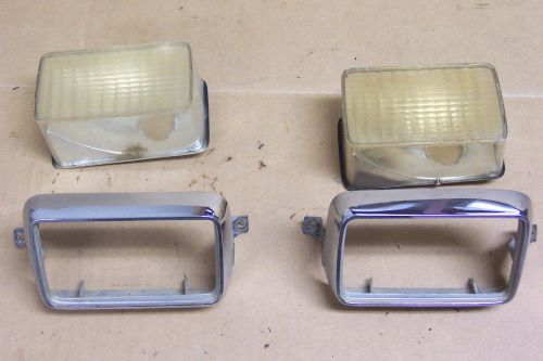 1975 1976 &amp; other ford mustang ii exterior grille sport lamp lenses bezels