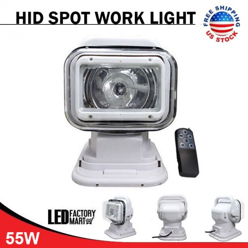 55w cree wireless hid auto search spot light remote control worklight lamp 12v