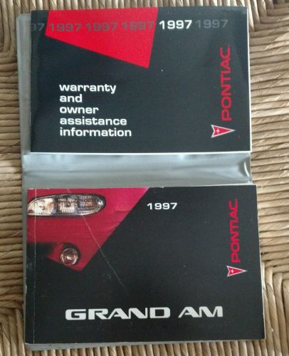 1997 97 pontiac grand am vehicle owners manual book handbook