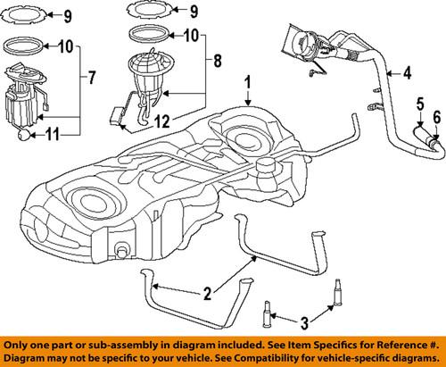 Dodge oem 4584555ah fuel system-filler tube
