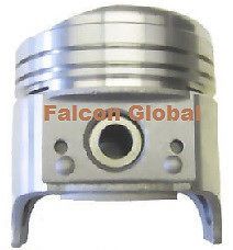 Chevy 348 pistons +030" 4 left w/pin 10.5:1 hi compression bel air impala coated