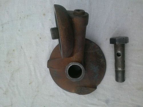 Small block mopar 90 degree angle oil filter adapter