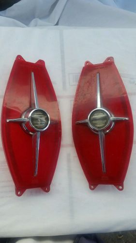 1965 ford station wagon tail light lenses w/backup lights