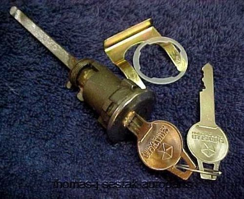 Trunk lock pentastar keys mopar dodge plymouth chrysler 59 - 65 fits most models