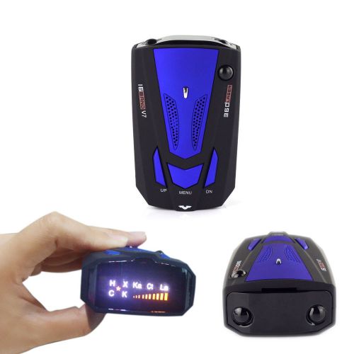 360 degree car 16 band v7 gps speed safety radar detector voice alert laser led