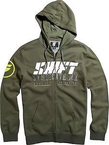 Fox racing mens shift stockade zip fleece army 2xl