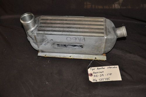 Piper aerostar pa60 intercooler harrison model he29-178 p/n535735 lycoming tio