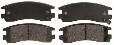 Disc brake pad-quickstop rear wagner zx814