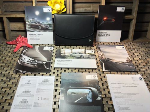 2014 bmw 740i 740li 750i 750li 760li owners manual + navigation sect: (new oem)