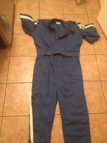 Vintage deist auto racing fire suit large