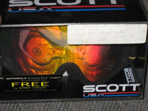 Scott usa sports hologram psyco goggle tinted lexan lens new in box