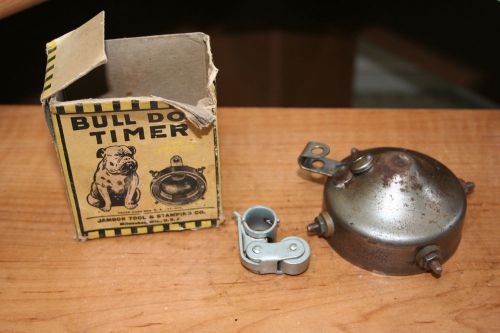 Vintage car timer bull dog timer  in the box