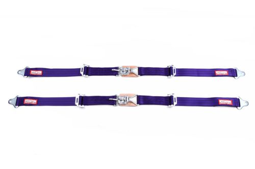 Racerdirect.net new pair 2&#034;&#039; latch &amp; link seat belt 2pt racing lap belt purple