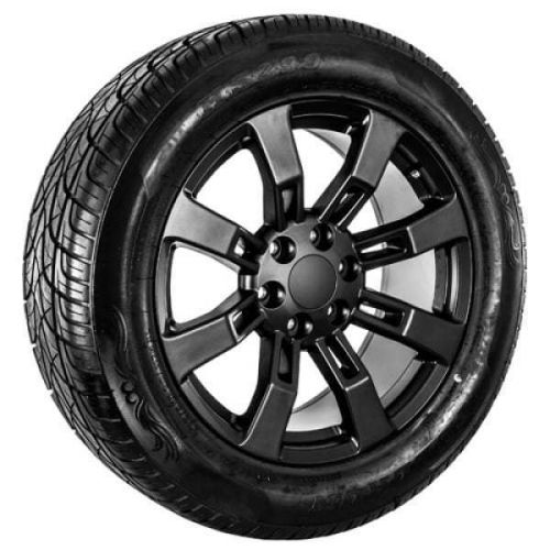 22 inch black chevy silverado suburban tahoe avalanche rims &amp; tires