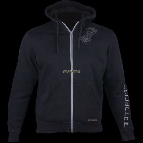 Motorfist legend zip hoodie-black