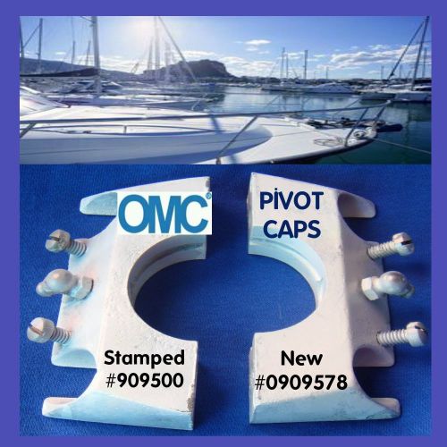 Omc 400 800 stringer outdrive pivot caps, mounts 909500, 0909578