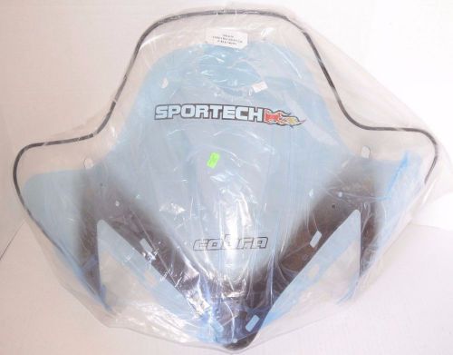 Powermadd cobra windshield yamaha rx-1 smoke fade with sportech graphic high 18&#034;