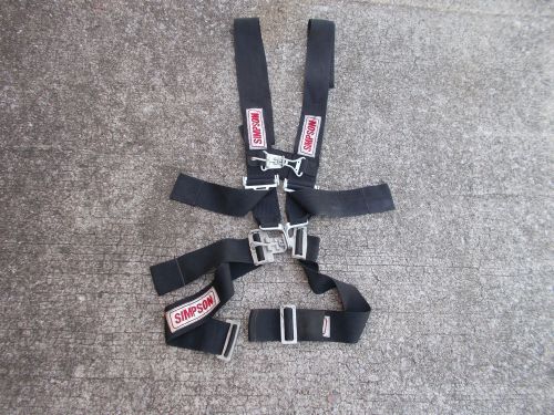 Simpson seat belt used for roll bar type