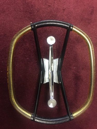 442 oldsmobile gray leather steering wheel horn button hurst trofeo oem