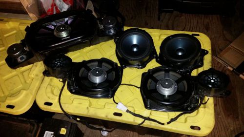 07-13 set speaker door &amp; rear shelf logic 7 oem 2218205202 mercedes s550 w221