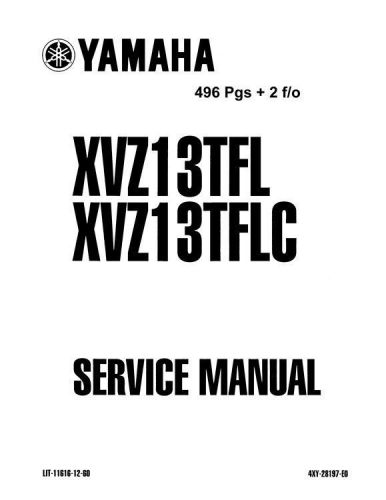 New yamaha royal star venture repair service manual xvz13tfl lit-11616-12-60