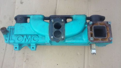 Omc exhaust intake manifold 2.5 l 4-cylinder 120 140  910387 1984 freshwater