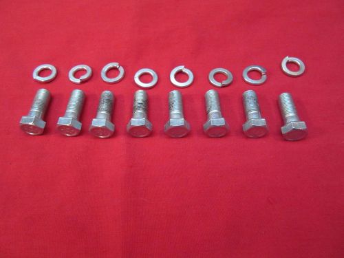 Corvette brake caliper mounting bolt kit 1965-1982 8 bolts + 8 lock washers, new