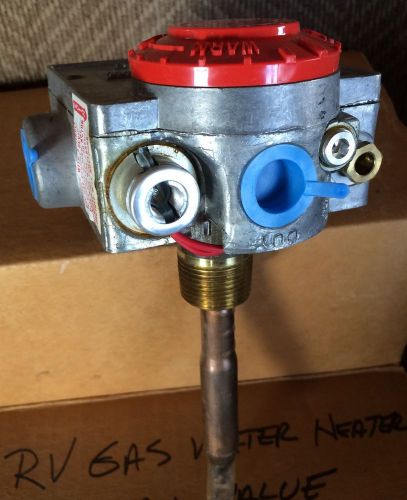 Unitrol/robertshaw rv water heater gas valve 3/8&#034; inverted flair inlet, 3/8 outl