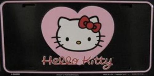 Hello kitty license plate - cg1964