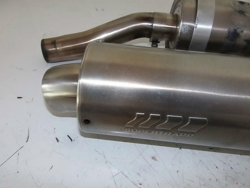 91-98 Ducati 900SS 750SS SP CR SUPERTRAPP EXHAUST SLIP ONS ONE SIDE DAMAGED, US $199.00, image 2