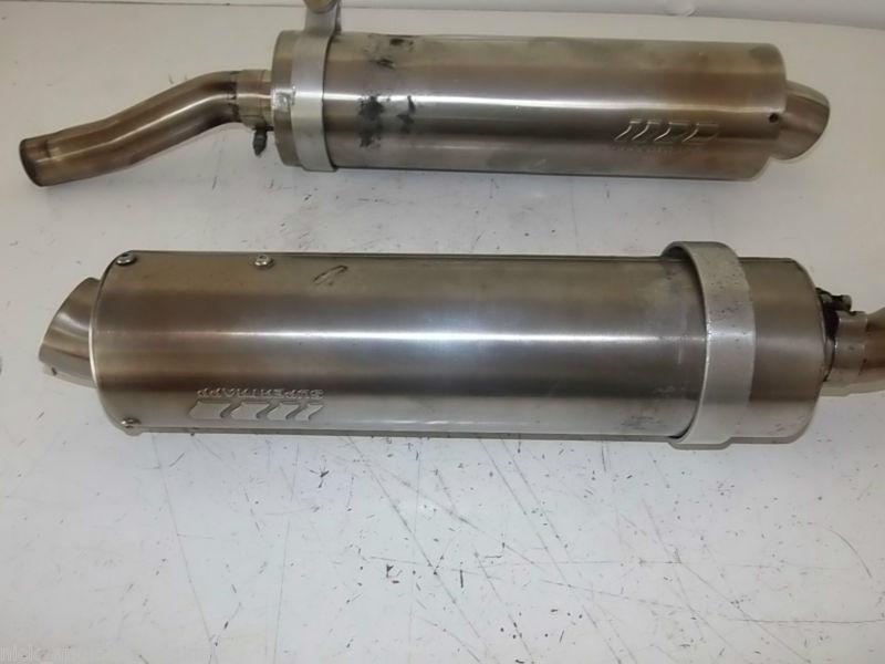 91-98 Ducati 900SS 750SS SP CR SUPERTRAPP EXHAUST SLIP ONS ONE SIDE DAMAGED, US $199.00, image 6