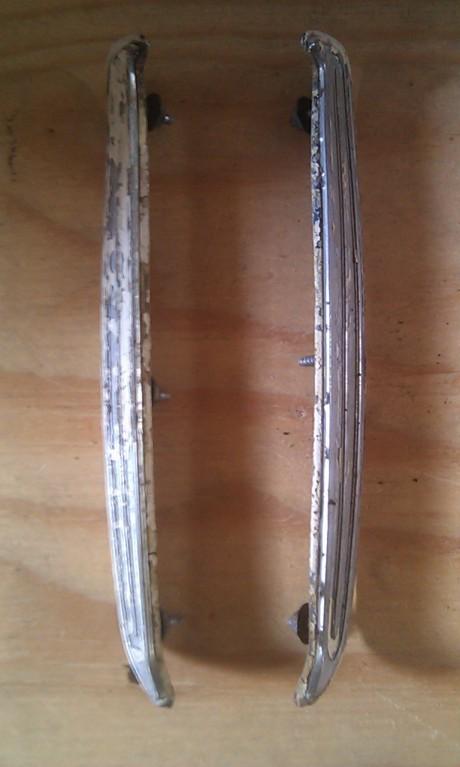 1968 68 mustang quarter panel ornament pair original ford parts