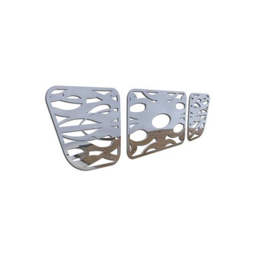 Ford Ranger 98-00 Stainless Horizontal Flame Front Metal Grille Trim Cover, US $71.95, image 2