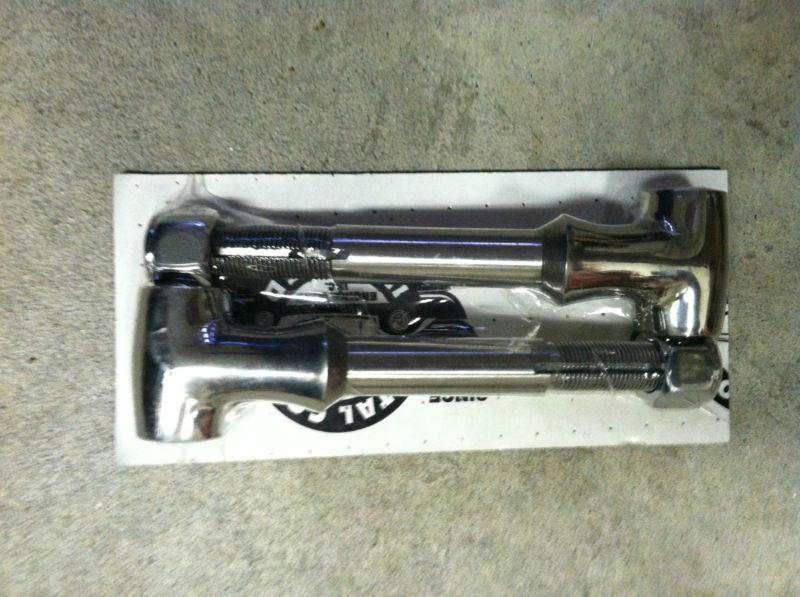Front spring perches polished stainless tci