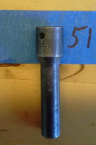 Lot # 51  mac tools 5.5mm  deep impact socket 1/4 dr. 6 pt. mdp6