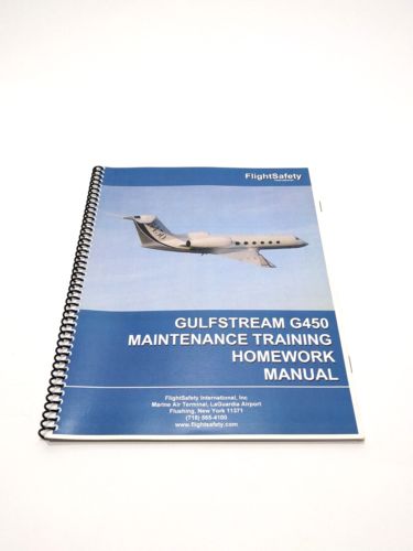Gulfstream G450 Maintenance Training Homework Manual Flight Safety, US $15.00, image 6