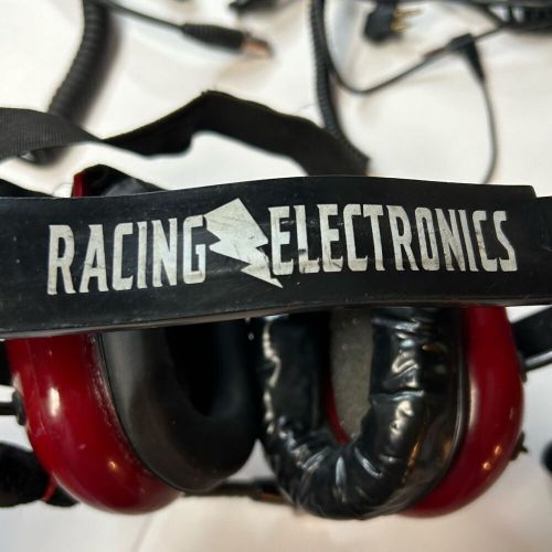 RACING ELECTRONICS HEADSETS TWO MICS CORDS - Not Tested, US $125.00, image 4