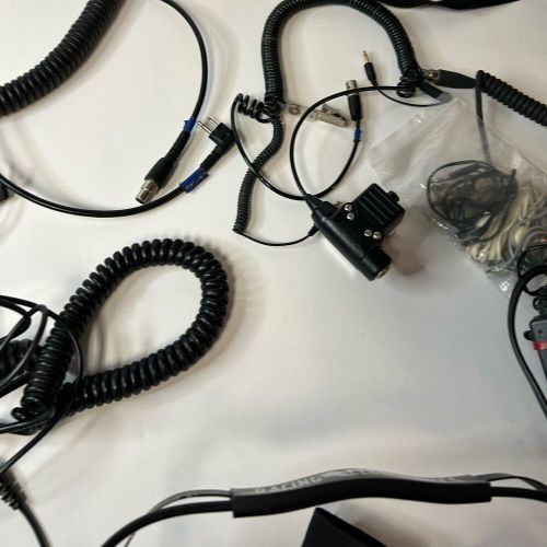 RACING ELECTRONICS HEADSETS TWO MICS CORDS - Not Tested, US $125.00, image 11