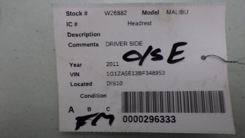 11 CHEVROLET MALIBU Headrest, US $35.00, image 2