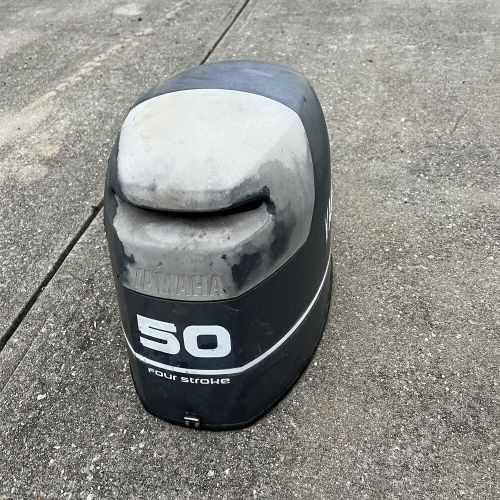 Yamaha 50hp 50 Four Stroke Outboard Motor Cowl Cowling Hood Cover, US $159.99, image 2