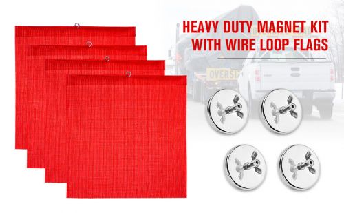 18 x 18 Inch Vinyl Coated Polyester Flag W/ Wire Loop Heavy Duty Magnet Safety, US $46.99, image 9