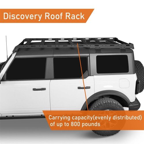 Full Length Roof Rack Cargo Basket Crossbar for 2021-2024 Ford Bronco 4-Door, US $499.89, image 11