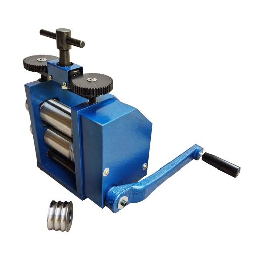 Commercial Rolling Mill Machine Roller Metal Wire Flat Pressed Jewelry Tool 75mm, US $179.82, image 3