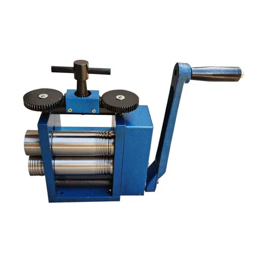 Commercial Rolling Mill Machine Roller Metal Wire Flat Pressed Jewelry Tool 75mm, US $179.82, image 4