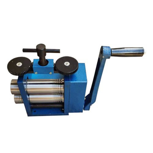 Commercial Rolling Mill Machine Roller Metal Wire Flat Pressed Jewelry Tool 75mm, US $179.82, image 5