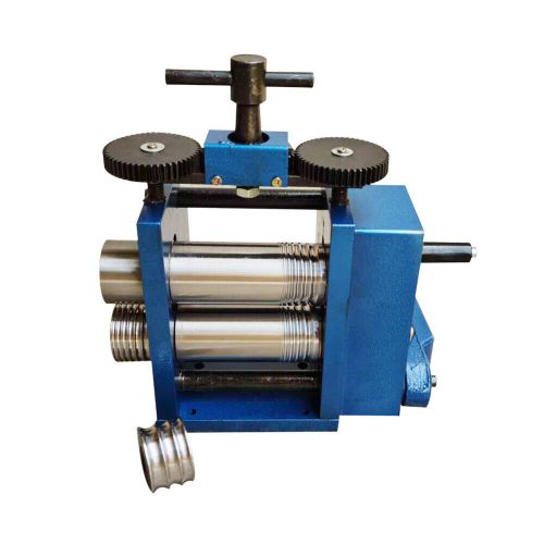 Commercial Rolling Mill Machine Roller Metal Wire Flat Pressed Jewelry Tool 75mm, US $179.82, image 7