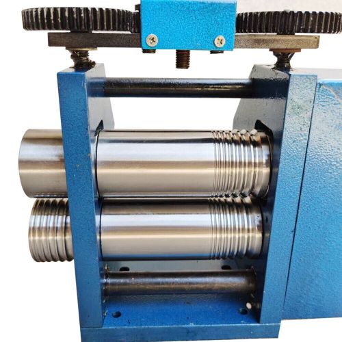 Commercial Rolling Mill Machine Roller Metal Wire Flat Pressed Jewelry Tool 75mm, US $179.82, image 9