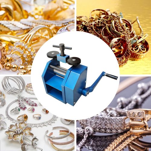 Commercial Rolling Mill Machine Roller Metal Wire Flat Pressed Jewelry Tool 75mm, US $179.82, image 15